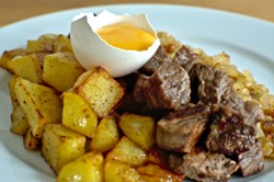 Тушеная картошка с мясом в мультиварке - рецепты приготовления